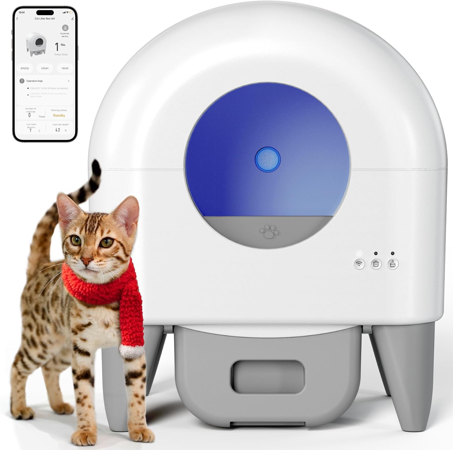 Fumoi Automatic Self-Cleaning Litter Box