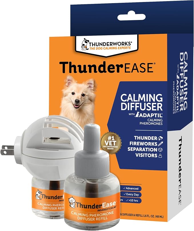 ThunderEase Dog Calming Pheromone Diffuser Kit