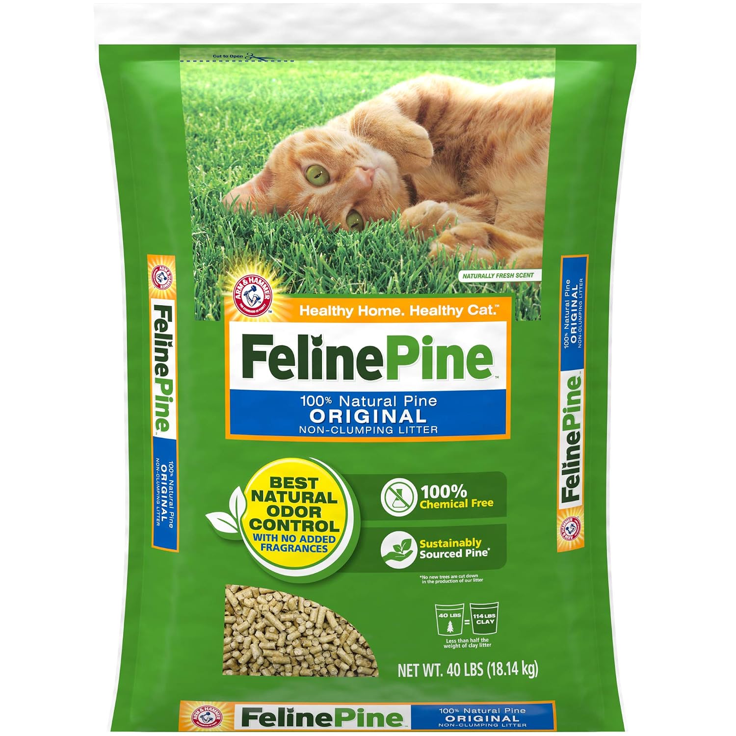 Feline Pine Original Non-Clumping Cat Litter